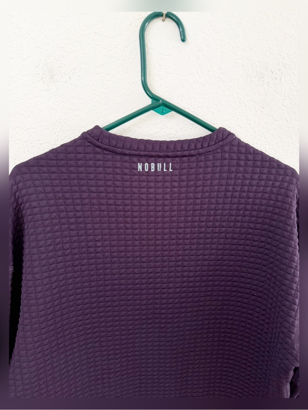 Nobull Quilted Textured Purple Crewneck Pullover Sweatshirt - S - Picture 7 of 11